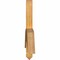 Ekena Millwork Bellingham Rough Sawn Timber Gable Bracket, Western Red Cedar, 96"W x 16"H x 2"D x 4"F, 4/12 Pitch GBW096X16X0204BEL00RWR - alternate 4